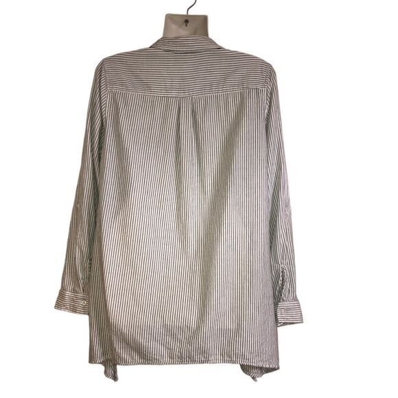 Zac & Rachel 100% cotton oversized tunic button front top boho beach casual M - Picture 6 of 6